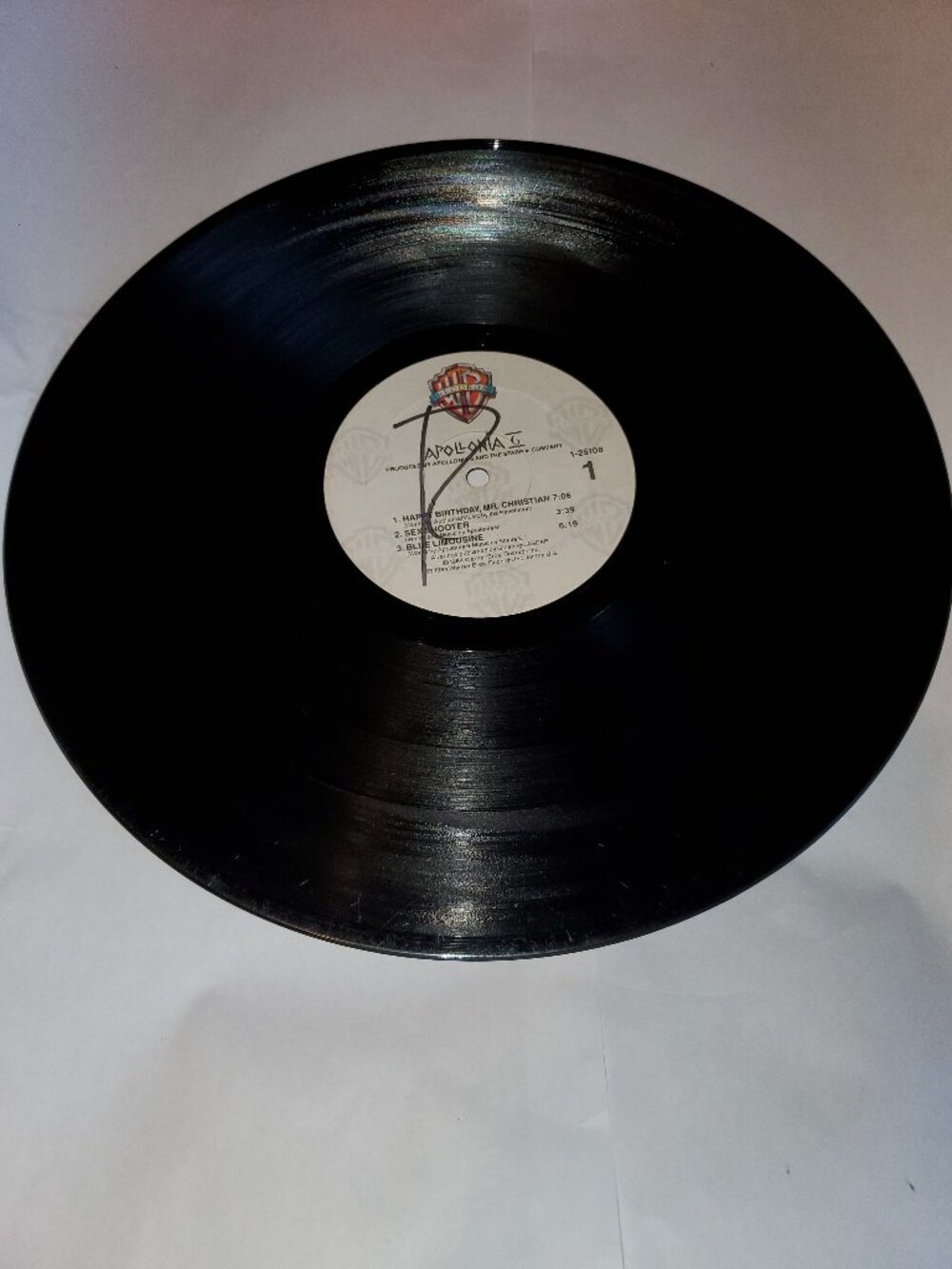 USED APOLLONIA 6 AND THE STARR COMPANY 1-25108 LP VINYL 1984 RECORD
